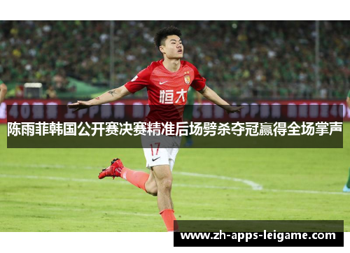 陈雨菲韩国公开赛决赛精准后场劈杀夺冠赢得全场掌声 陈雨菲韩国公开赛决赛精准后场劈杀夺冠赢得全场掌声